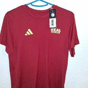 Adidas boys red Salt Lake Shirt NWT Size M